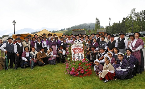 Fête du bénnéton pour célébrer la miou avec les grenadiers de Napoléon